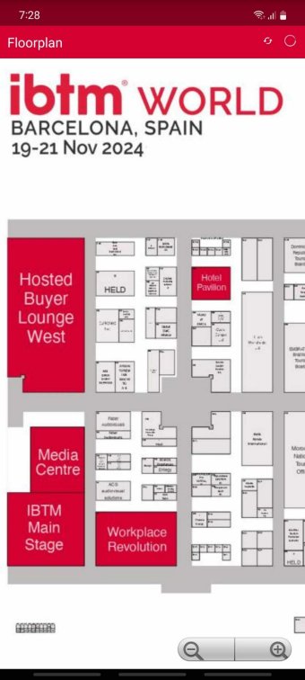 IBTM World Mobile App - Floorplan