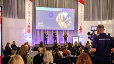 Diversity & Wellbeing session on the IBTM Accelerate stage at IBTM World 2022
