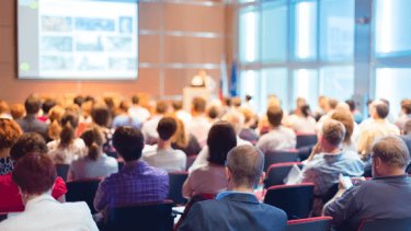 Audience at an event